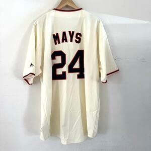 Majestic San Francisco‎ Giants MLB Sewn Willie Mays Jersey Size XXLarge